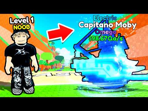 Starting OVER as NOOB with OP SECRET in Brainblast a Lucky Block Roblox..