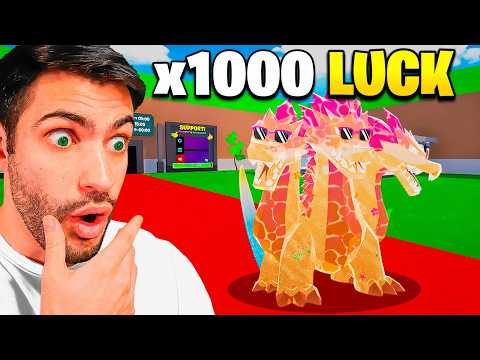 How Many ETERNALS Can I Get with x1000 LUCK? (Steal the Brainrot 2)