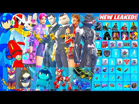 Fortnite ALL New UPDATE Leaked Skins & Cosmetics FULL Showcase (Mega Man, Remix Pass, Gaming Packs)