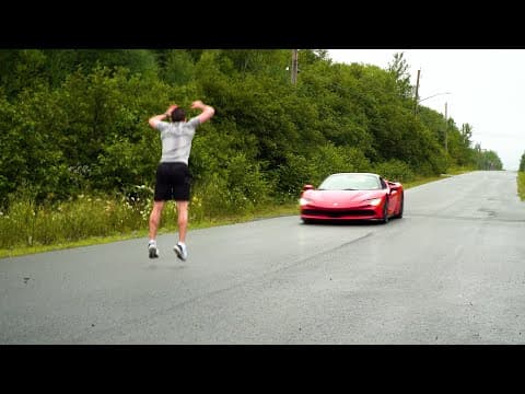 NickEh30 jumps over a supercar! (edited/not real)