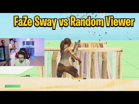 FaZe Sway vs Random Viewer 1v1 Buildfights!