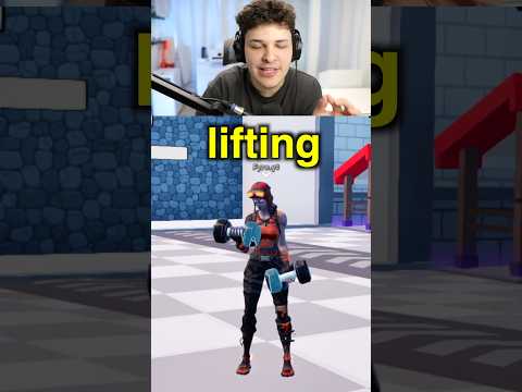 Trolling Gym Bro in Fortnite!