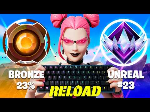 BRONZE To UNREAL Ranked Speedrun In Fortnite Reload!