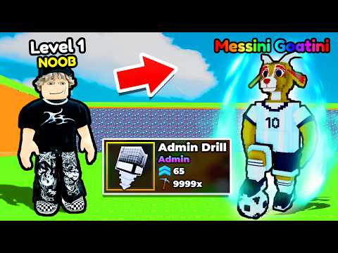 Starting OVER as NOOB with OP SECRET in Drill Blocks For Brainrots Roblox.