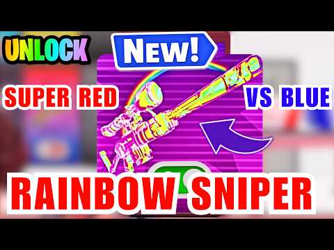 UNLOCK RAINBOW SNIPER Super Red Vs Blue FORTNITE TYPICAL GAMER MAP