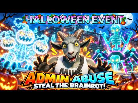 Halloween Event is BROKEN! ADMIN ABUSE in Steal the Brainrot! *ALL SECRET CODES*