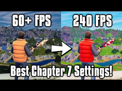 Fortnite Chapter 7 Settings Guide! - FPS Boost, Colorblind Modes, & More!