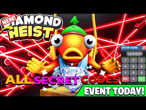 ALL NEWEST Secret Codes In Diamond Heist 2 [ROGUELIKE] - Fortnite map PART 2