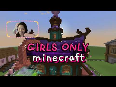 GIRLS ONLY Minecraft Server Tour