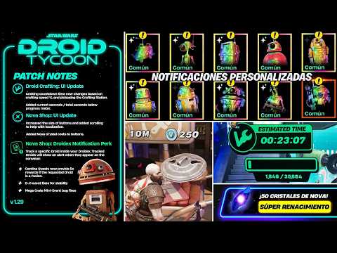 NUEVA ACTUALIZACION DE DROID TYCOON v1.29