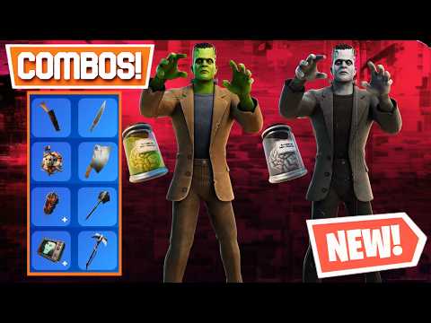 FRANKENSTEIN'S MONSTER *BEST* Skin Combos (UNIVERSAL MONSTERS RETURNED!) - Fortnite