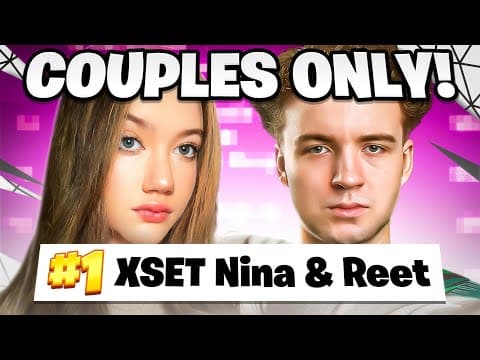 We played in a COUPLES ONLY Fortnite Tournament 💞