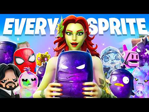 I Collected EVERY SPRITE in Fortnite!