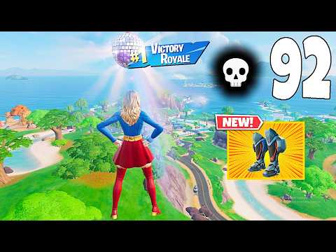 92 Elimination squads "Zero Build" Gameplay Wins (NEW Fortnite Chapter 7 Season 2 PC)