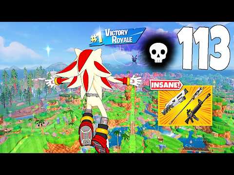 113 Elimination Solo Vs Squads/squads "Zero Build" Gameplay Wins (NEW Fortnite Chapter 7 Season 4 PC