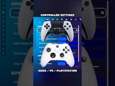 NEW Best Controller SETTINGS For Aimbot 🎯 #fortnite #shorts