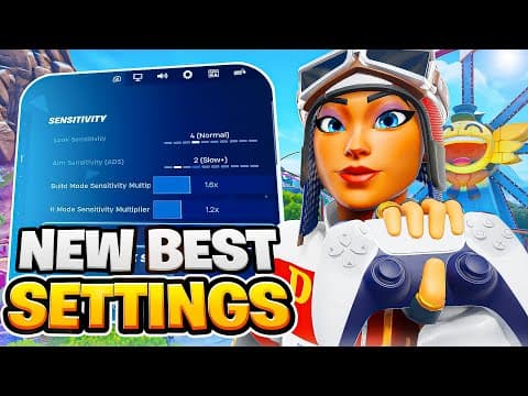 *UPDATED* Best Controller Settings + AIMBOT Sensitivity For Fortnite! (PS4/PS5/XBOX/PC)