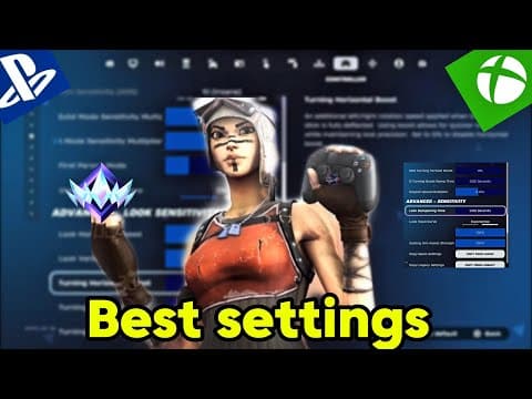 NEW BEST Controller SETTINGS + SENS In Chapter 6! (Fortnite Tutorial)