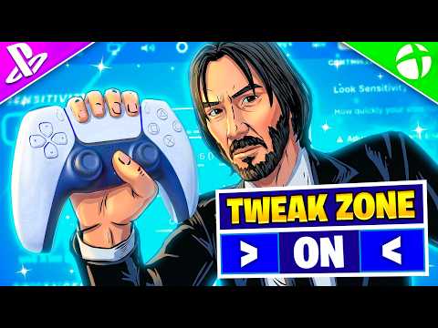 NEW Best Controller TWEAK ZONE Settings + Sensitivity in Fortnite (Tutorial)