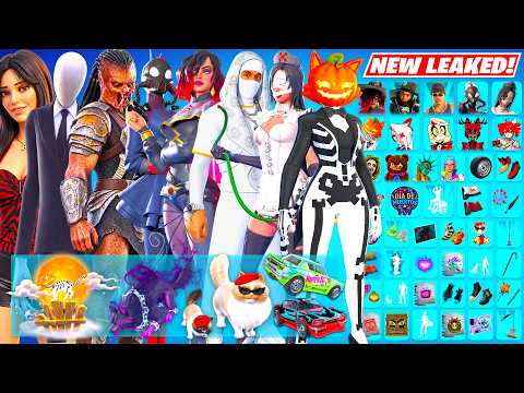 Fortnite ALL New Halloween Part 2 UPDATE Leaked Skins & Cosmetics FULL Showcase (Obsession, Hazbin)