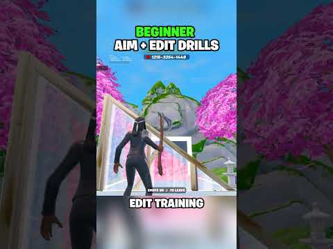 Beginner Aim + Edit Drills 🎯🔥