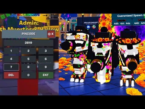 SPECIAL HALLOWEEN ADMIN ABUSE CODES STEAL THE BRAINROT FORTNITE DIA DE MUERTOS EVENT CODES 2026