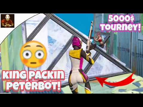KING KRAEZ vs PETERBOT POLLO😳 [FORTNITE TOKEN/WAGER]