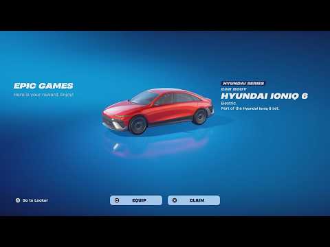 Did You Get Your FREE Hyundai Ioniq 6 in Fortnite Today?!