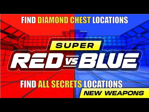 SUPER RED VS BLUE TYPICAL GAMER FORTNITE - FIND ALL SECRETS LOCATIONS PART 59, (DIAMOND CHEST)
