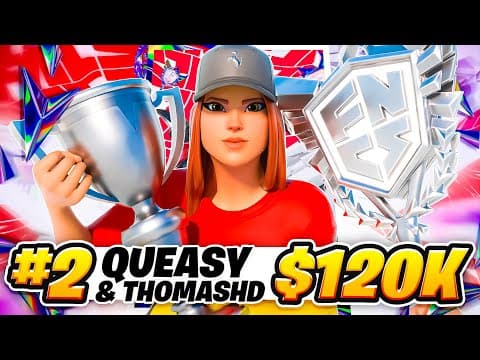 2ND In FNCS GRAND FINALS ($120,000) w/ Th0masHD 🏆