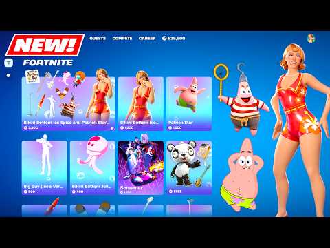 NEW ITEM SHOP Fortnite (Ice Spice & Patrick Star Bundle, Gaming Legends Collab, FREE Rewards)