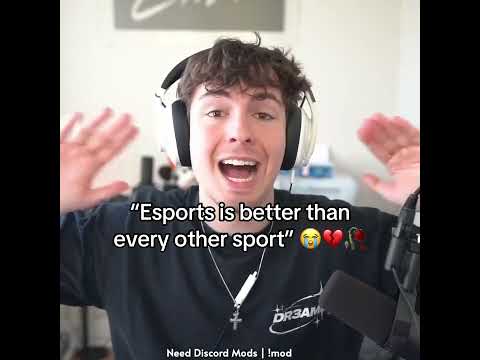 "Esports is better than every other sport" 😭💔🥀