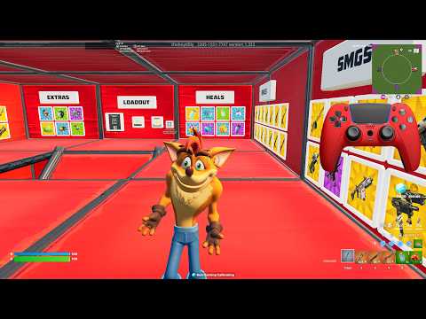 *NEW* CRASH BANDICOOT SKIN Fortnite 3v3v3v3 Go Goated🐐Zone Wars Gameplay🎮