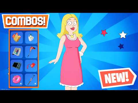 BEST FRANCINE SMITH Skin Combos (AMERICAN DAD!) - Fortnite
