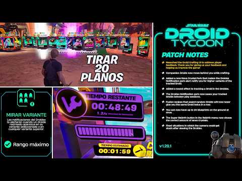 EN MENOS DE 24HS NUEVA ACTUALIZACIÓN DE DROID TYCOON v1.29.1 😅
