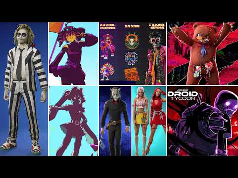 SKIN BEETLEJUICE, COPA HAMIKUMA, PRÓXIMAS TIENDAS, KASANE TETO + HATSUNE MIKU | EVENTO DROID TYCOON