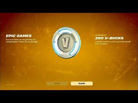 Fortnite is giving players 200 Vbucks & FREE Gift