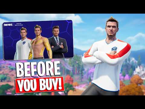 DAVID BECKHAM BUNDLE | Gameplay + Combos! Before You Buy (Fortnite Battle Royale)