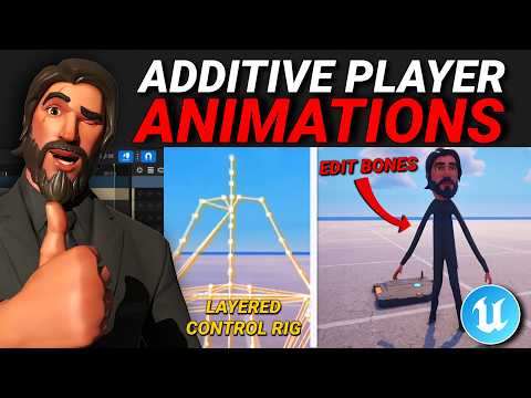 Additive Player Animations + Anim Controller in Verse in Fortnite Creative/UEFN! ( Full Tutorial )