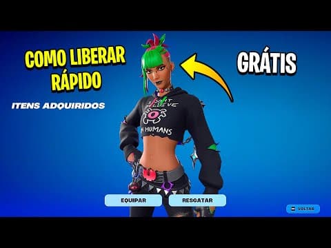COMO CONSEGUIR RÁPIDO GRÁTIS SKIN "SUNNY AMIGA DOS INSETOS" NO FORTNITE