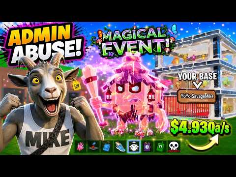 I Used ADMIN ABUSE to Break the NEW MAGICAL EVENT in Steal the Brainrot!