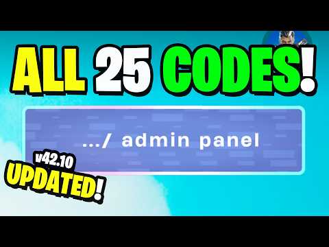 ALL 25 SECRET CODES - Admin Panel in Fortnite! (Working as of September 2026)