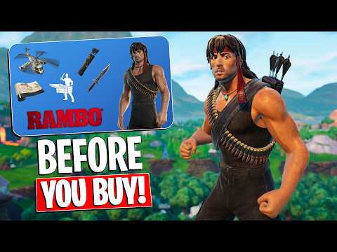 JOHN RAMBO Bundle | Gameplay + Combos! Before You Buy (Fortnite )