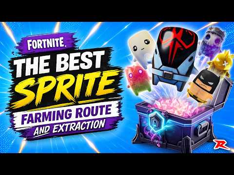 How To Farm Sprites FAST! VERY BEST Sprite Farming Route in Fortnite NOW!
