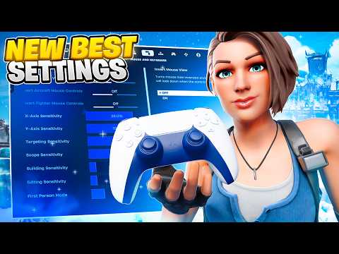 *NEW* BEST Controller SETTINGS + Sensitivity in Chapter 7 Season 4🎮 ( Fortnite Reload Gameplay)