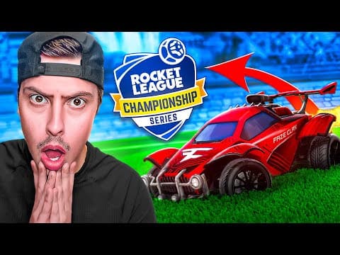 I JOINED A PRO ROCKET LEAGUE TEAM FOR RLCS !!!