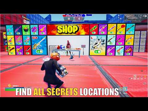 SUPER RED VS BLUE TYPICAL GAMER FORTNITE - FIND ALL SECRETS LOCATIONS PART 47, (DIAMOND CHEST)