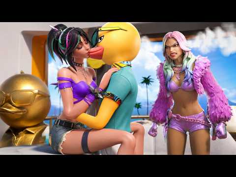 Cluster CAUGHT KISSING The NEW GIRL Helsie.. Fortnite