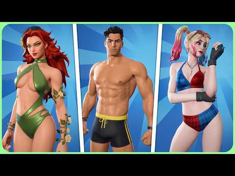 ALL New Cosmetics Added in Fortnite's v41.20 Update (Poison Ivy, Harley Quinn, & More!)