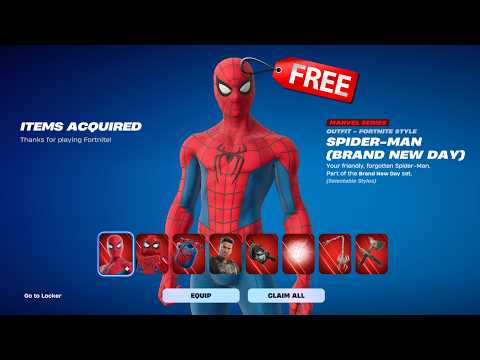 How to Get FREE SPIDERMAN SKIN in Fortnite!